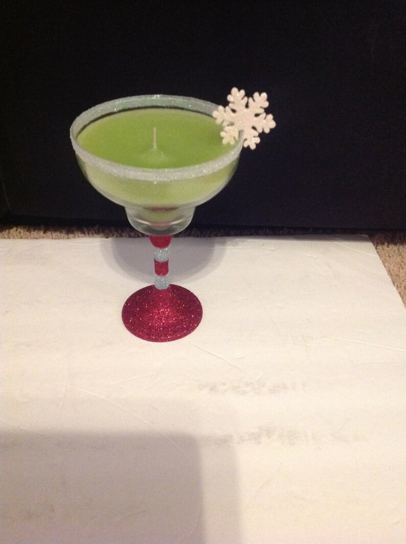 Christmas candles,handmade candles, unique candles,party favors, holiday margarita candles/ candle gifts/ unique candles/ holiday candles bild 7