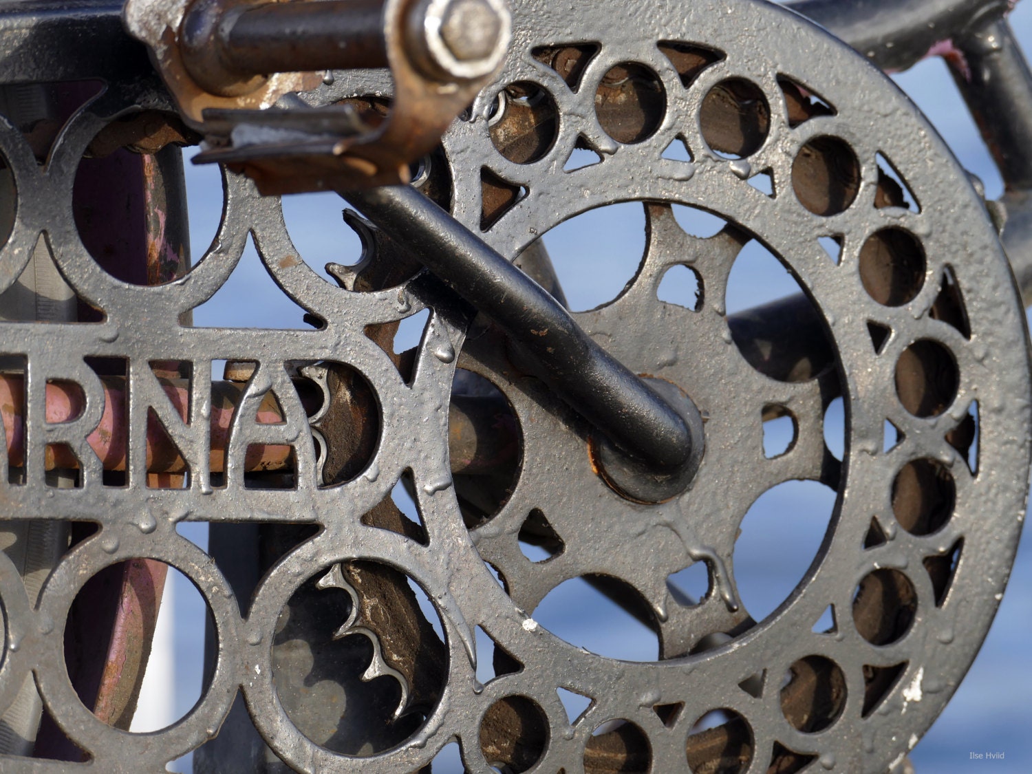 old bicycle chain
