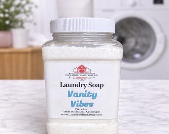 Vanity Vibes Odor Eliminating Laundry Soap – Removes Sweat & Tough Odors – Vanity Vibes