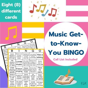 ミュージシャンを知る音楽ビンゴ