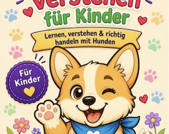 Capire i cani per bambini | Libro educativo e da colorare | Download PDF | Gestione sicura dei cani | Dai 4 anni in su