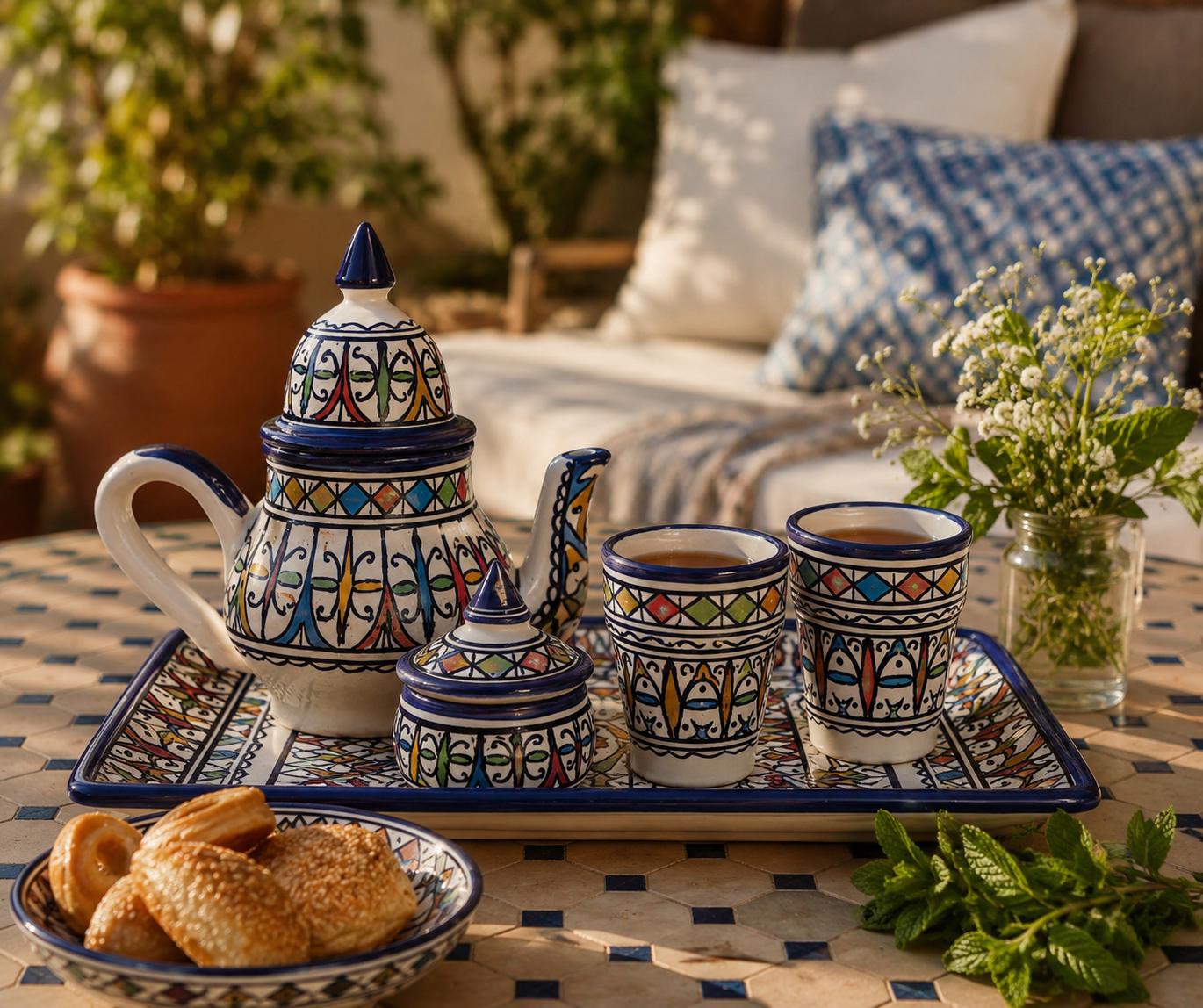 Moroccan tea set - Etsy 日本