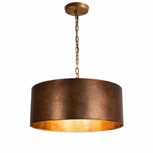 Copper Pendant Light, Handmade Kitchen Island Lamp, Rustic Ceiling Fixture, Farmhouse Decor