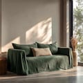 CUSTOM Linen Sofa Covers- Handmade Slipcovers for Any Sofa- Extra Large Luxurious Linen Couch Cover- Farmhouse Decor- Ship from USA