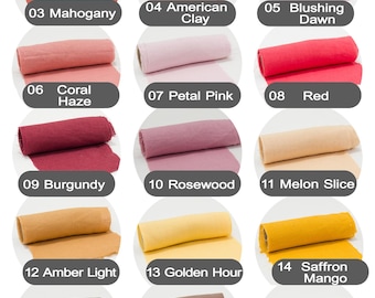 Linen Color Swatches - 40 Colors - Christmas Gift for Her
