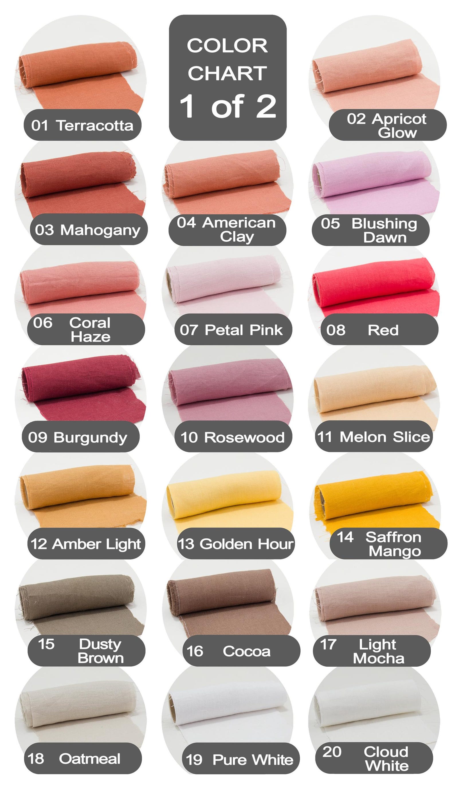 Organic Linen Napkins Set - Pre-Washed midi weight linen napkins in various colors- Napkins for Dining Table- 8x (6x6"/15x15 cm), 16_Cocoa