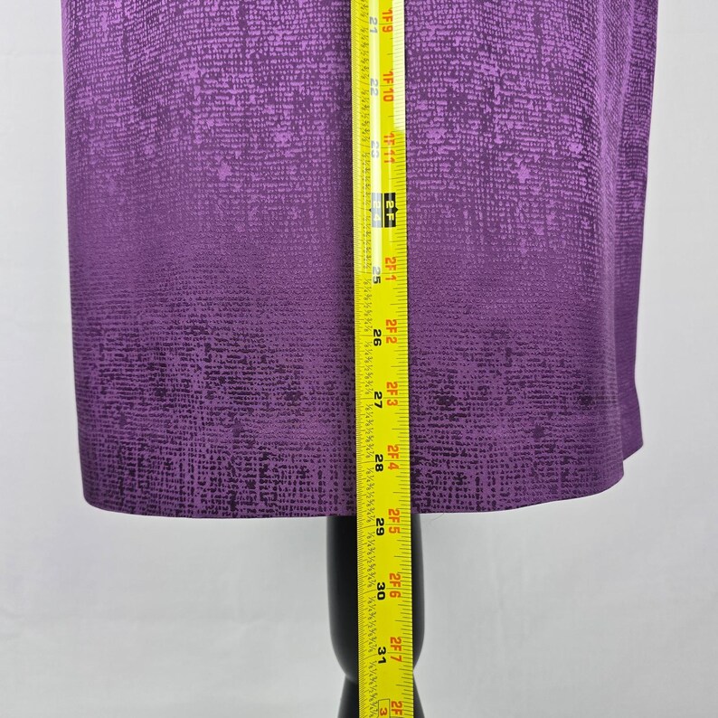 Adrianna Papell Purple Silk Set Beaded Embroidered Jacket & Skirt Size 12 NWT 画像 8