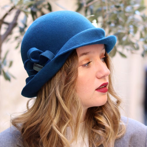 wool felt cloche