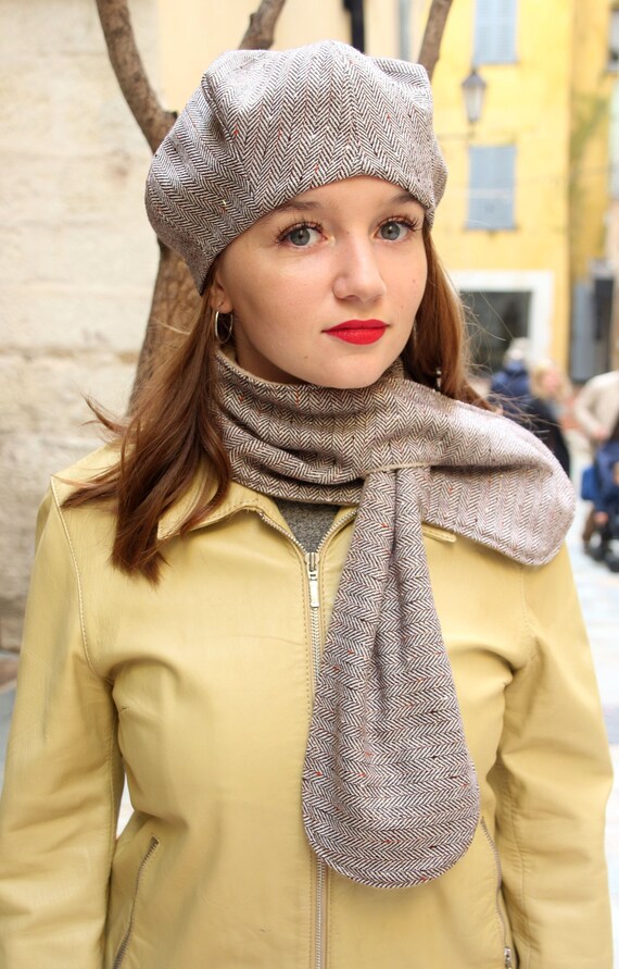 wool scarf hat