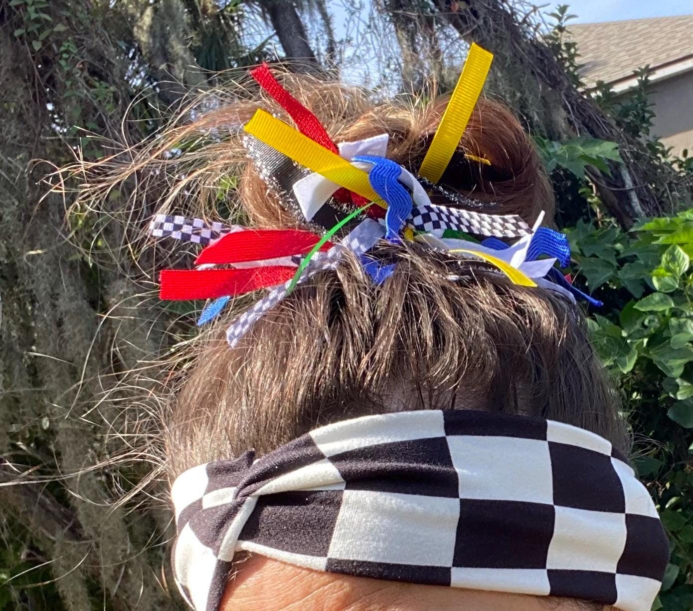 NEW Haymarket Check Headband - Handmade! Checkered Headband - Etsy main image 2