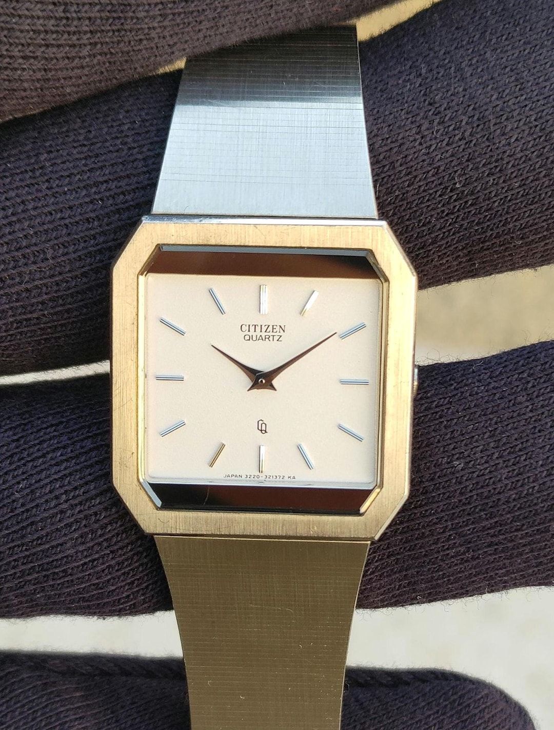 CITIZEN シチズン 3207-727TA ヴィンテージ クォーツ 動作OK Vintage Citizen Quartz T4-320727 Stainless Steel Integrated