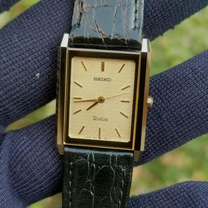 Seiko Dolce Tungsten - Etsy