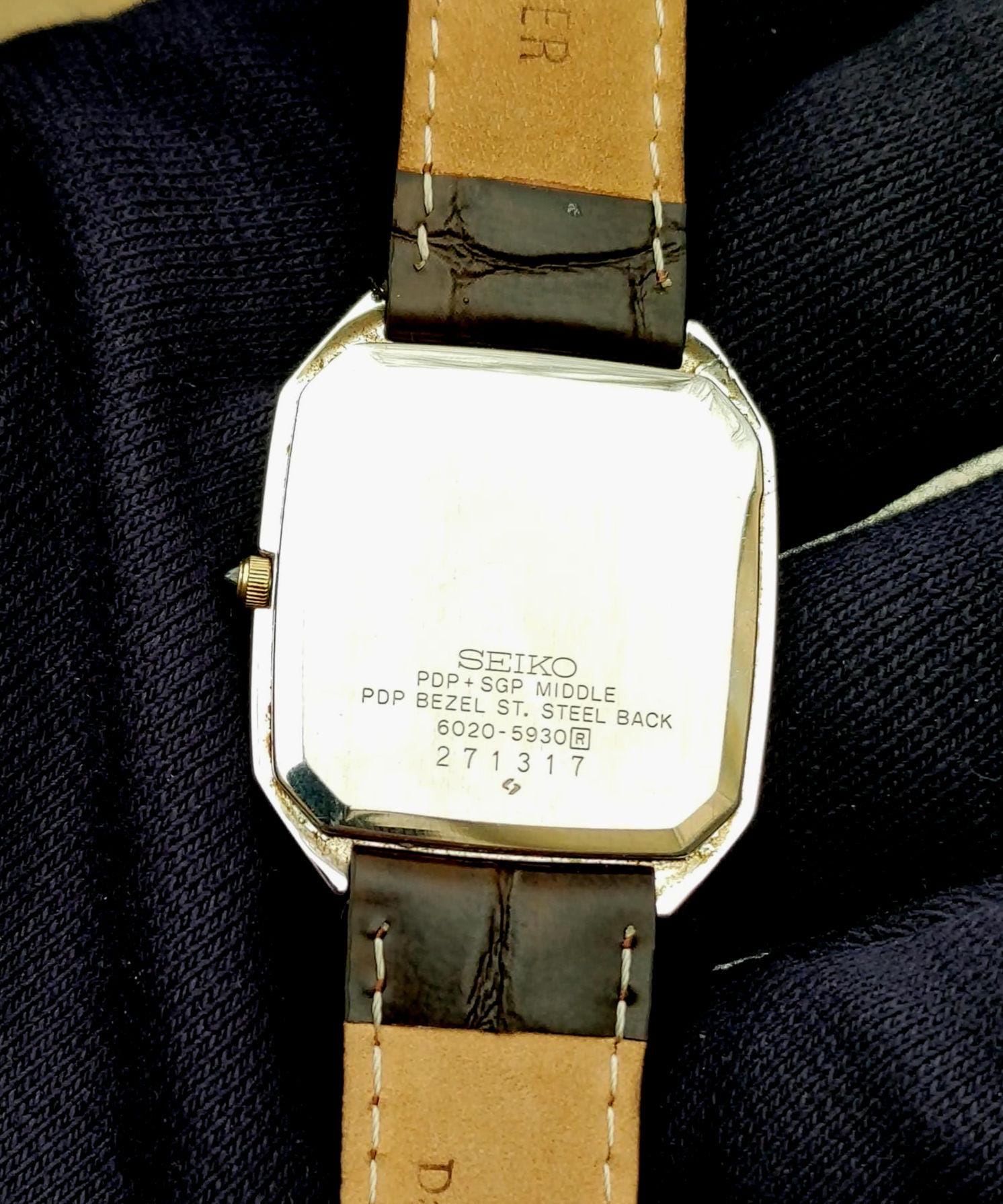 Vintage Seiko Dolce 6020-5930 | Ultra-thin Dress Watch |1980s High