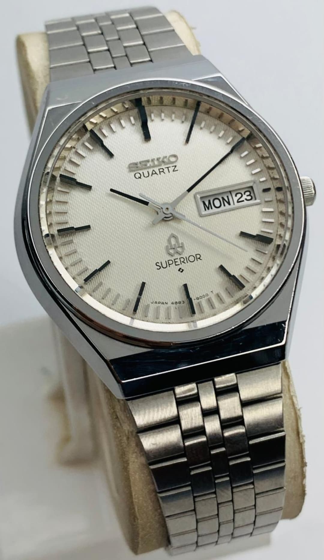 希少✨　セイコー　スーペリア　4883-8100 腕時計　シルバー　クォーツ セイコー スーペリアクォーツ 4883-8100 - Etsy 日本