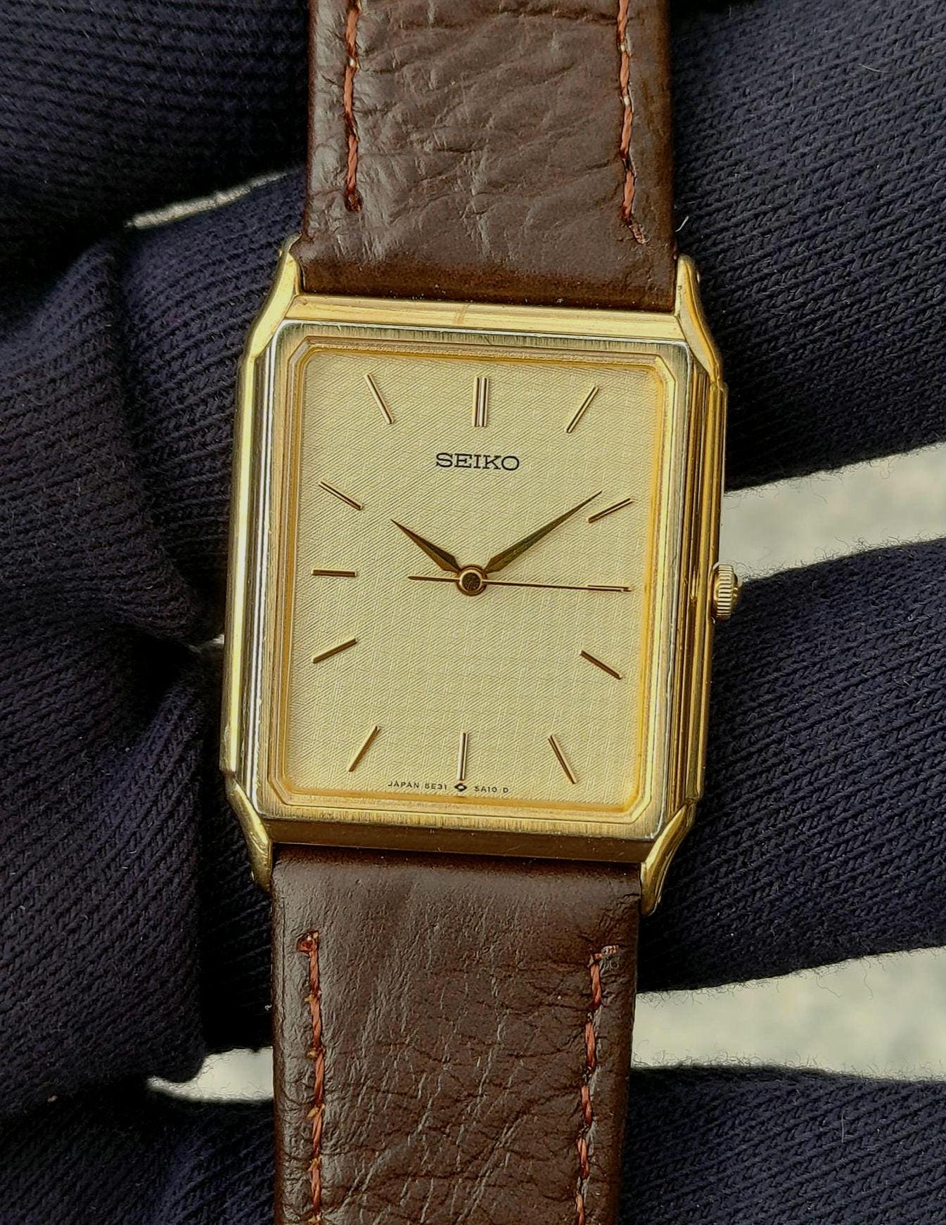 Seiko tank quartz - Etsy 日本