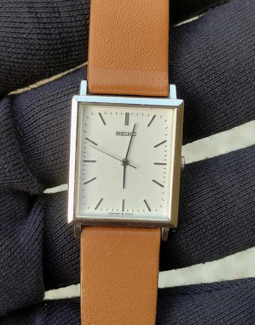 SEIKO tank タンク スクエア シャリオ 5P31-5320 Vintage Seiko Quartz Tank | Ref. 5P31-5320 | Slim Dress Watch - Etsy