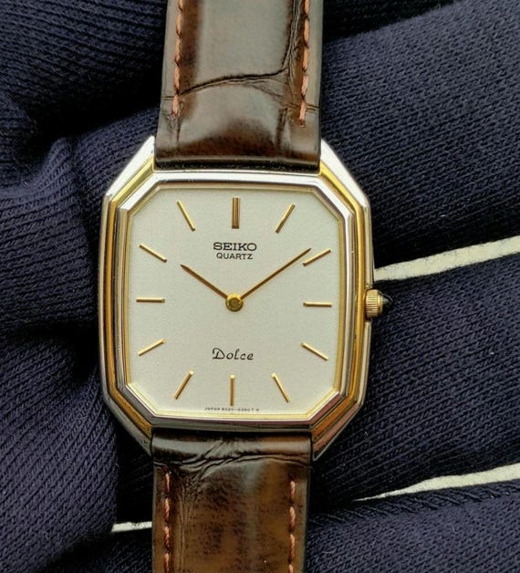 Vintage Seiko Dolce 6020-5930 | Ultra-thin Dress Watch |1980s High 