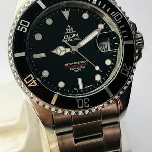 L*s様 ELGIN AUTOMATIC DEEPSEA 自動巻き時計 Elgin International Automatic Deepsea Watch – Black Dial