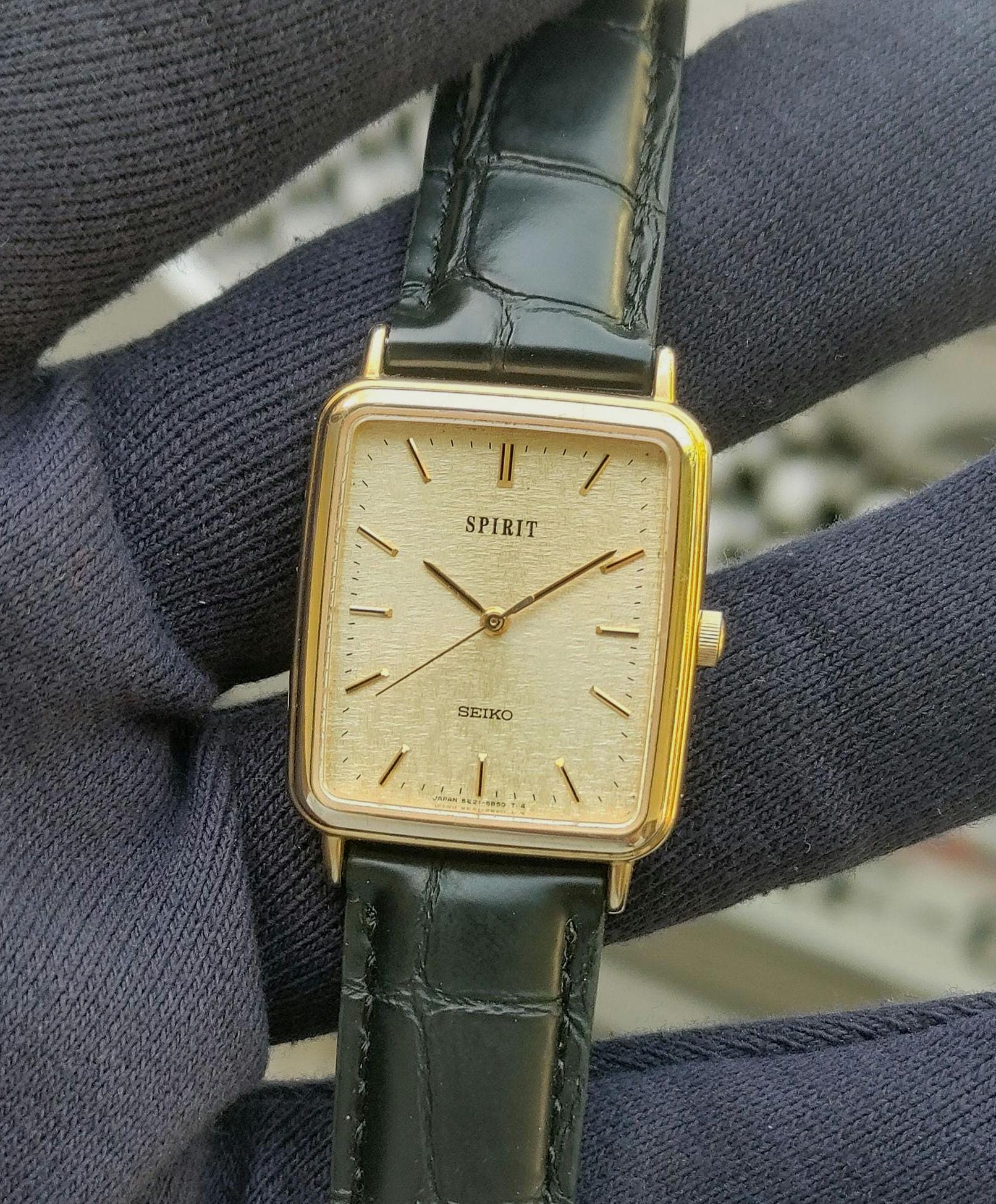 Seiko Spirit Tank - Etsy Hong Kong
