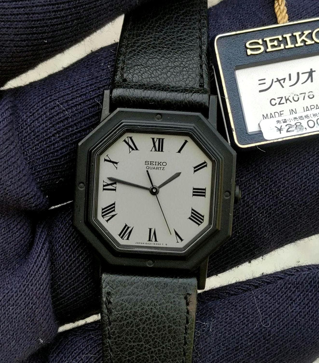 70s Vintage Seiko シャリオ オクタゴンタンク PDP SEIKO