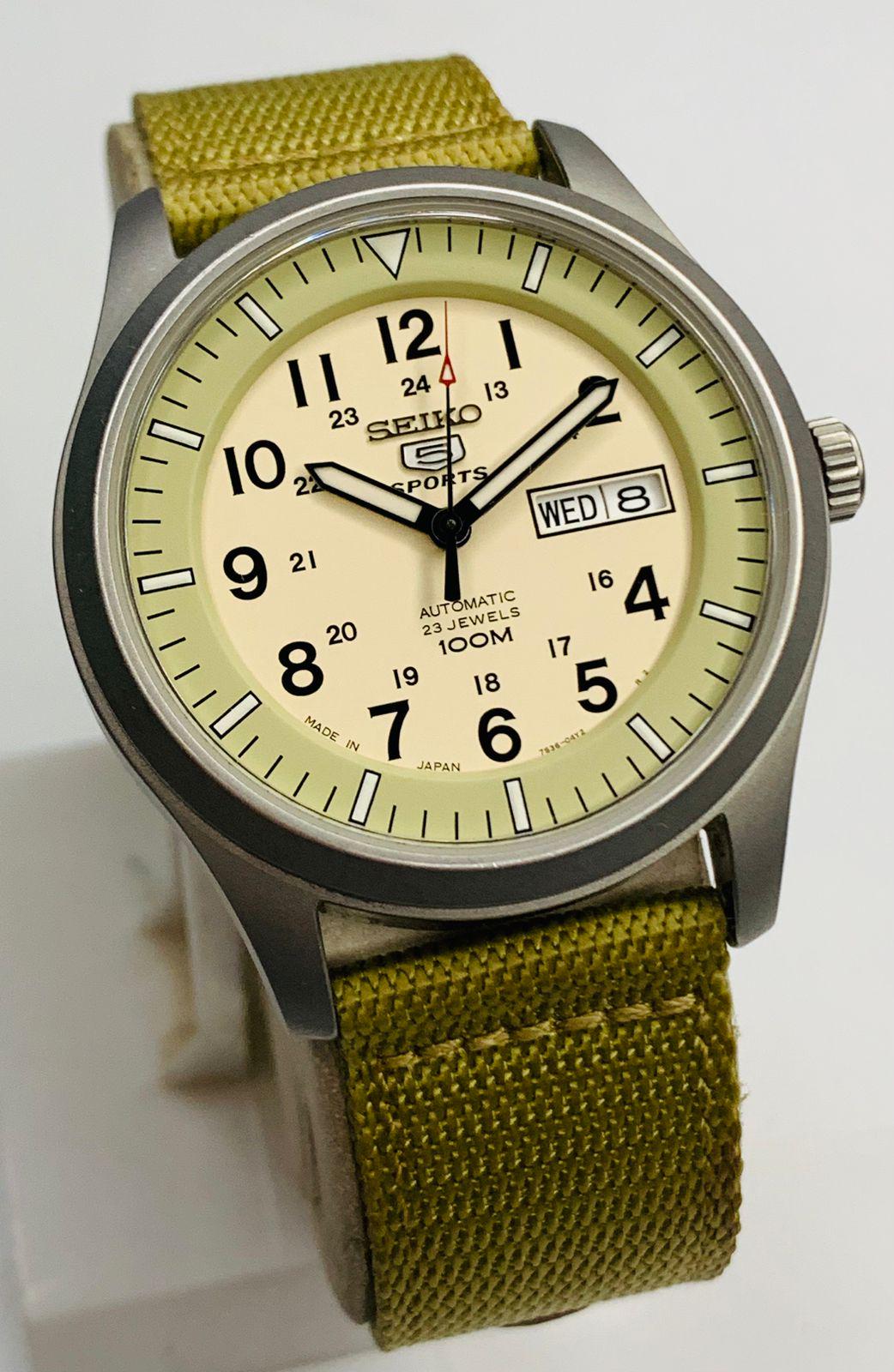Seiko 5 Sports Military 7s36-03j0 - Etsy
