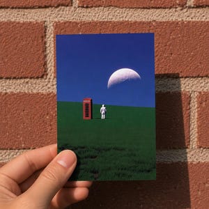 Liminal Space Vinylklistermärken, Surrealistiska Dreamcore-landskap, Vattentäta dekaler (Laptop, Vattenflaska)