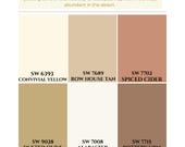 Classic Southwestern Interior Decor Color Palette