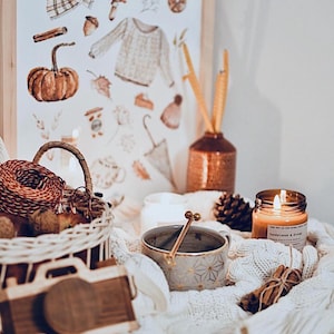 Sandalwood & Orange %100 natural Soy Candles