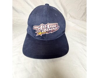 ヴィンテージ 2000 NBA オールスターゲーム ストラップバックハット ゴールデンステート・ウォリアーズ ブルー