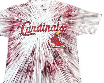 Camiseta vintage de los 90 de los St. Louis Cardinals para hombre, talla M, Warp Speed Single Stitch, fabricada en EE. UU.