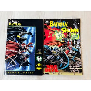 Spawn Batman #1 quadrinhos Batman spawn War Devil #1 1994 Image dc