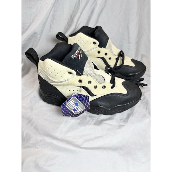 Vintage 90s Reebok Hexalite hiking Boots Men's Size 8 Beige Tan