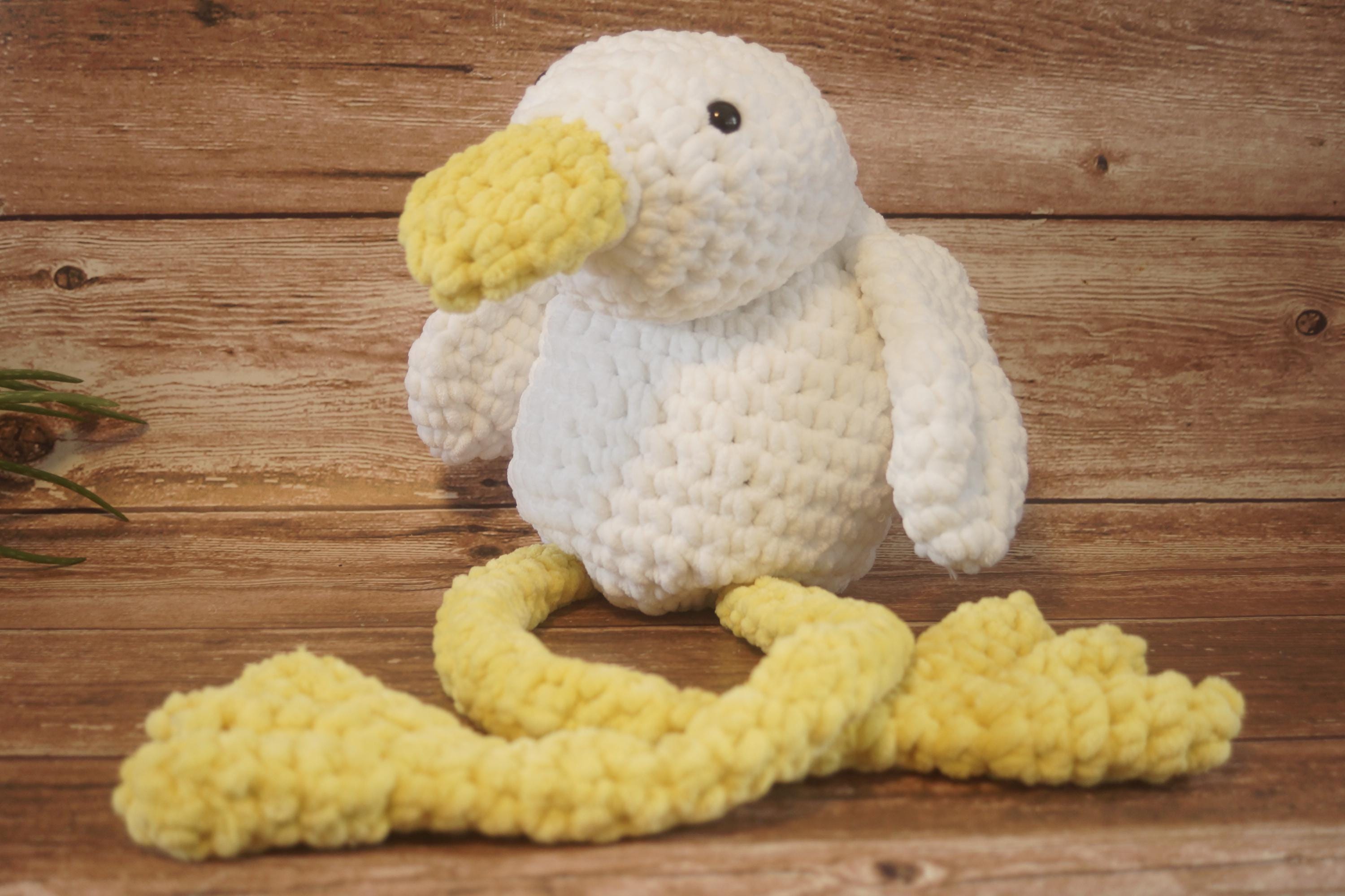 Snuggly Goose Crochet Pattern: Amigurumi Plush Toy