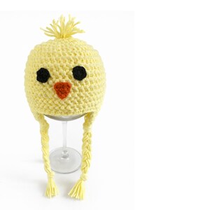 Chick Hat Crochet Pattern | Baby to Adult Sizes | Easter Beanie | Spring Prop