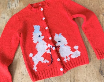 poodle cardigan