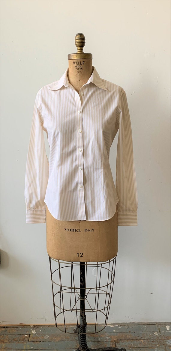 Vintage Brooks Brothers Womens Striped 