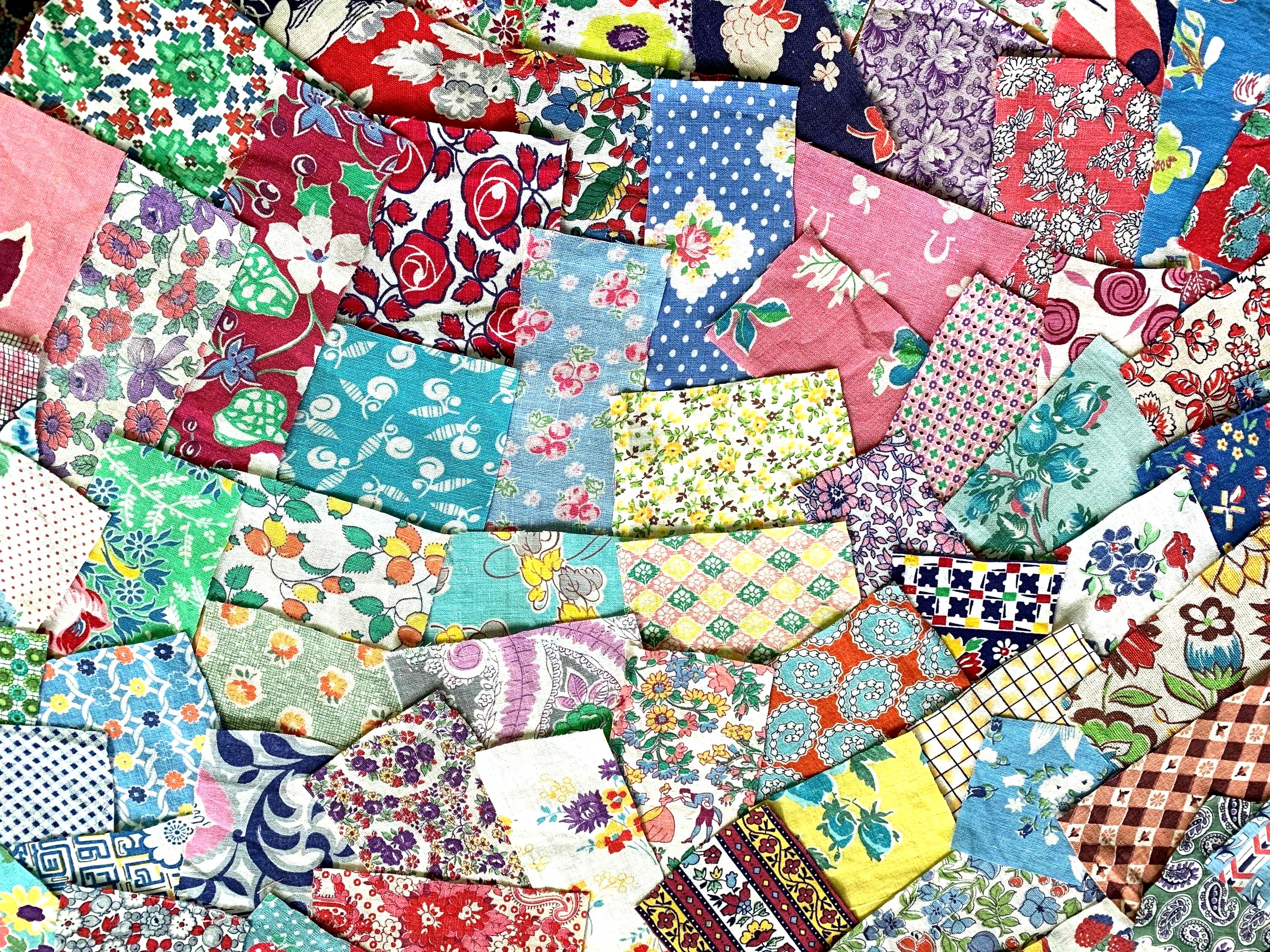 Feedsack fabric - Etsy 日本