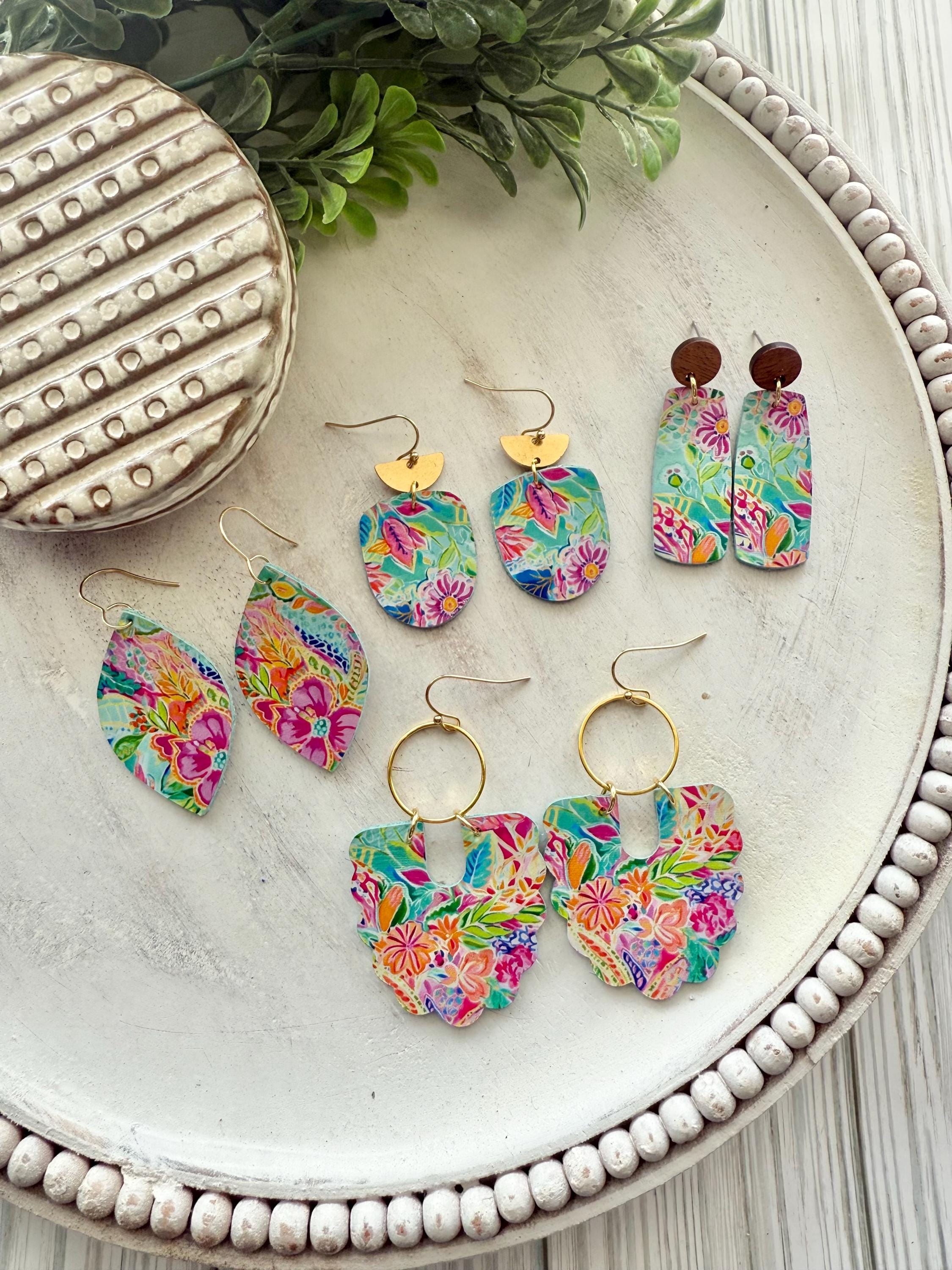 Shop For Fashionable Flower Dangle Earrings For Women-557599