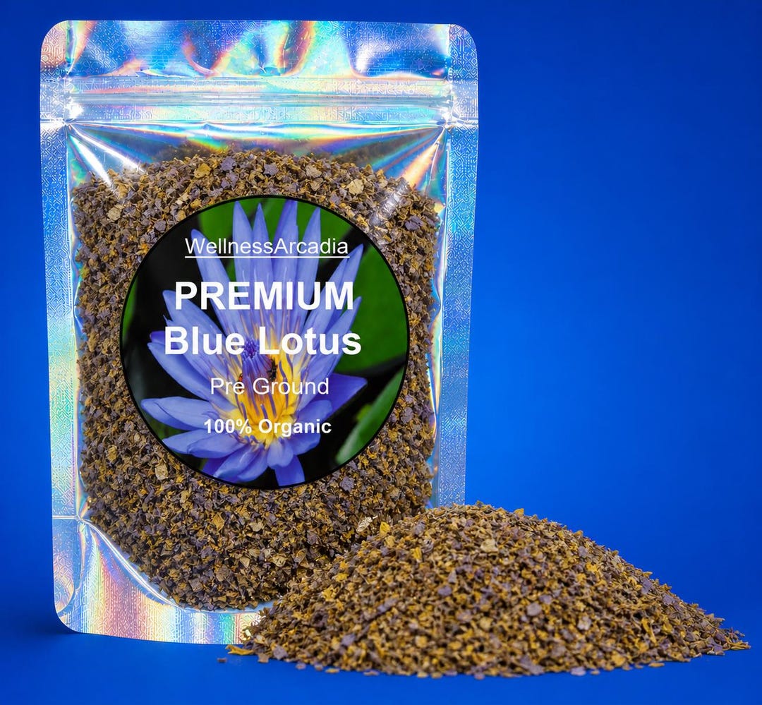 Blue Lotus Flower Pre-ground - Organic Nymphaea Caerulea - Etsy