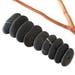 Stone Toggle Beads Rock Spacers Center Drilled Mediterranean Pebble Beach Stone Natural Stone DIY Jewelry Cairn BLACK TOGGLES 25-32 mm