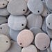 30-33 mm Flat Beach Stone Pendants Art Craft Rock Stones Mediterranean River Rock to Paint Diy Jewelry Craft Stones Kids Art FLAT PENDANTS