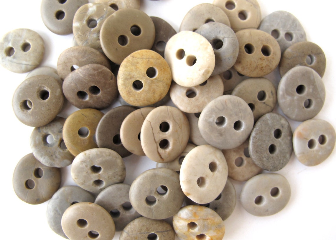 Baby Rock Buttons Small Knitting Sewing Buttons Pebble - Etsy
