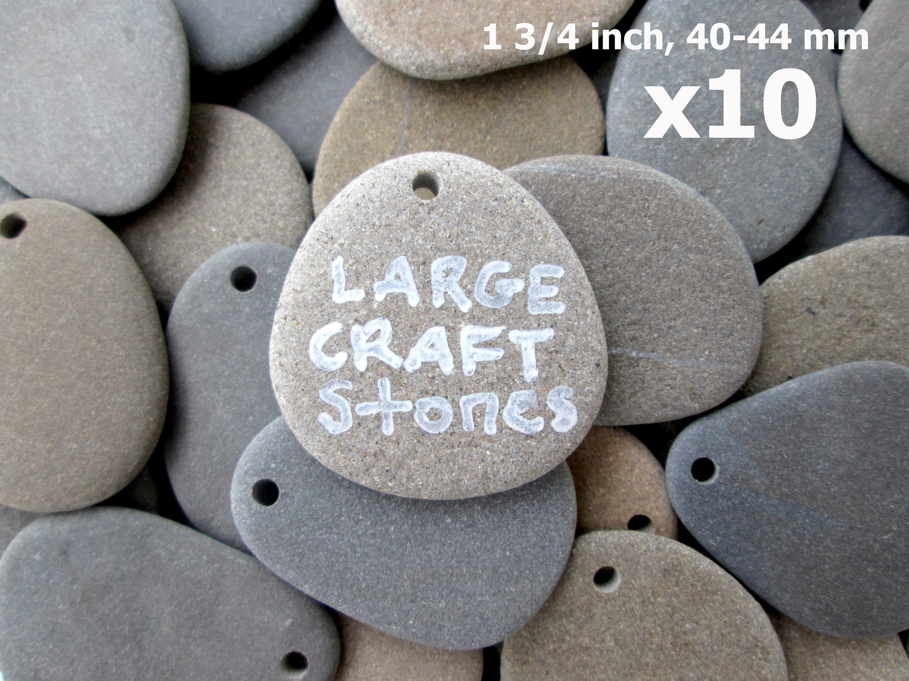 22 Large Beach Rocks flat Sea Stones wishing Stones Rocks for Painting  mandala Stones stones for Crafts -  Denmark