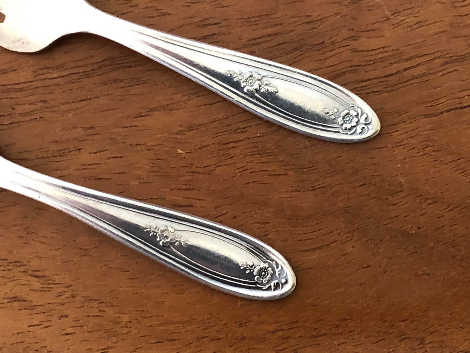 Vintage Oneida Baby Silverware Fork and 2 Spoons Belford Etsy