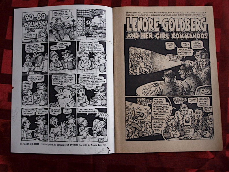 Motor City Comics No 2 Rip off Press 1970 R. Crumb Lenore | Etsy
