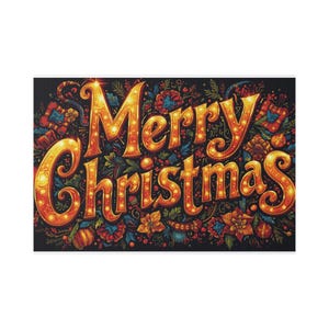Placa de Feliz Natal para gramado: decoração festiva para áreas externas