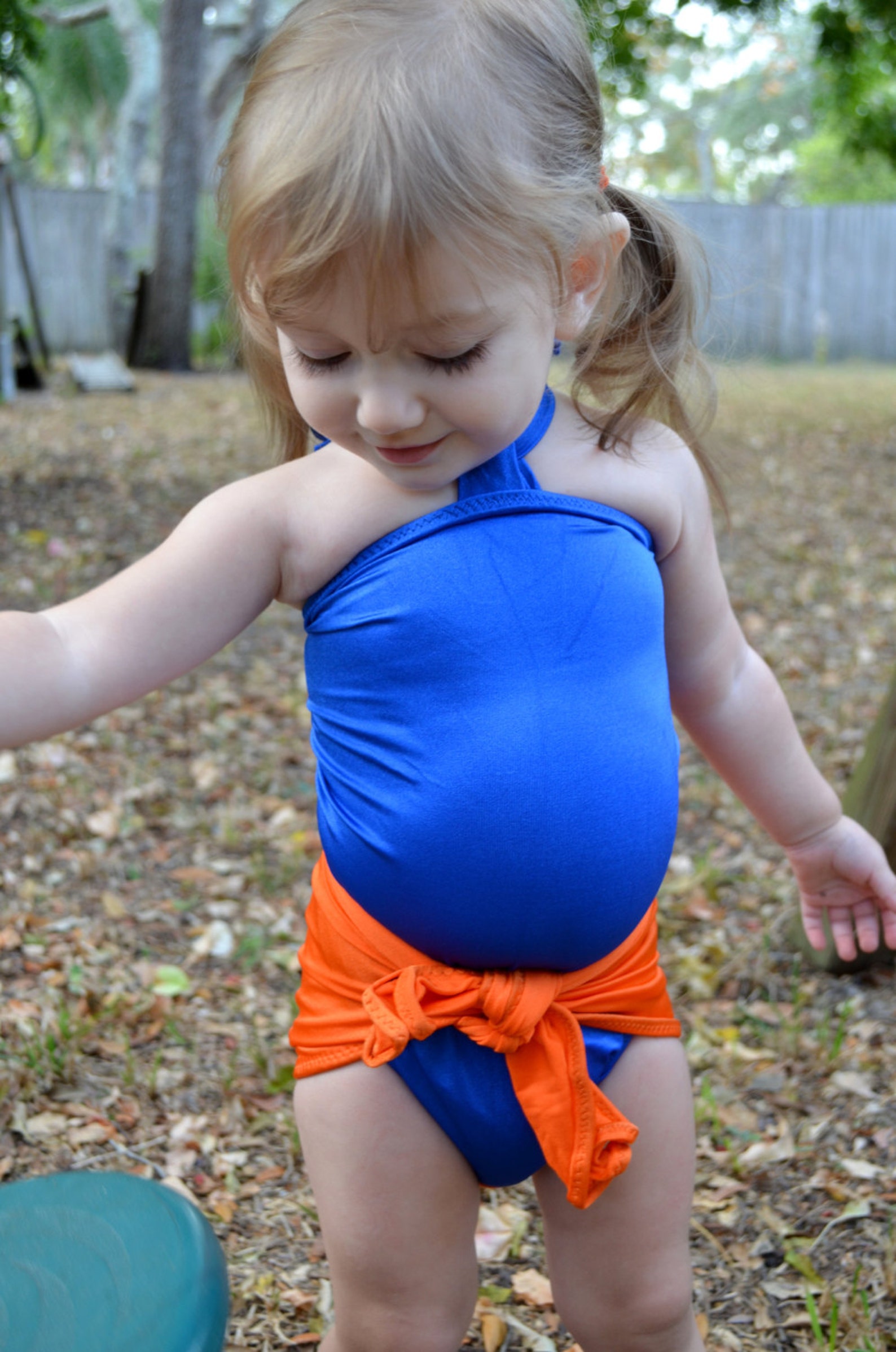 Baby Bathing Suit Florida Gators Colors Wrap Around Swimsuit Etsy