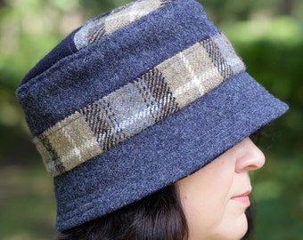 Patrón de costura de sombrero cloche en PDF, sombrero cloche Heacham, descarga instantánea, patrón de sombrero estilo vintage, proyecto de costura DIY, cose tu propio sombrero