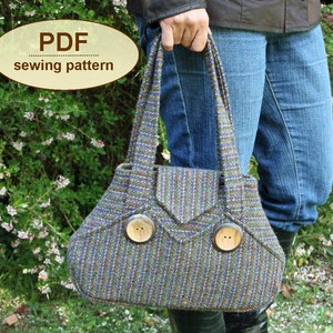 Sewing pattern to make the Exchange Bag - PDF pattern INSTANT DOWNLOAD