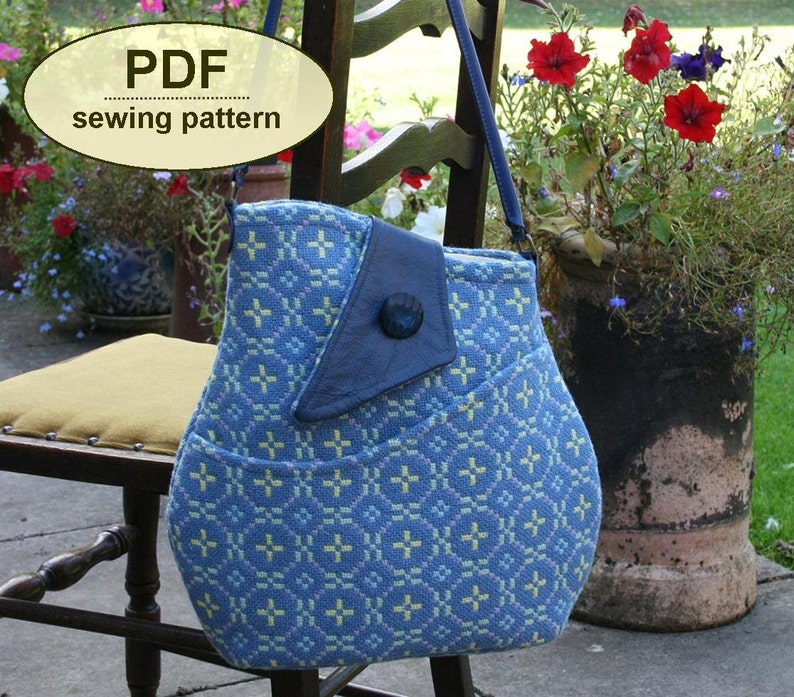 Sewing pattern to make the Brideshead Bag PDF pattern INSTANT DOWNLOAD image 3